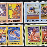 St Vincent 1984 Olympics (Leaders of the World) set of 8 unmounted mint SG 812-19
