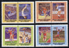 St Vincent - Bequia 1984 Olympics (Leaders of the World) set of 8 unmounted mint