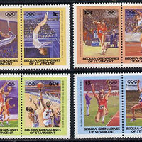St Vincent - Bequia 1984 Olympics (Leaders of the World) set of 8 unmounted mint