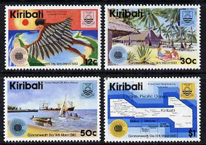 Kiribati 1983 Commonwealth Day set of 4 unmounted mint, SG 197-200, (gutter pairs available - price x 2)
