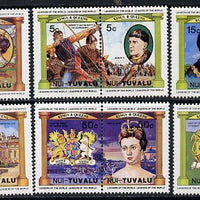 Tuvalu - Nui 1984 Monarchs (Leaders of the World) Queen Anne & Henry V, set of 12 unmounted mint