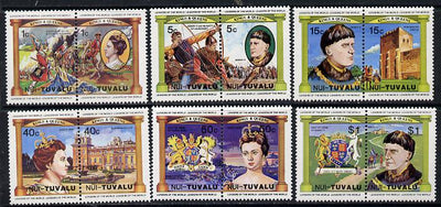 Tuvalu - Nui 1984 Monarchs (Leaders of the World) Queen Anne & Henry V, set of 12 unmounted mint