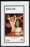 Nagaland 1973 Paintings of Nudes (opt'd Mothers Day 1973),imperf souvenir sheet (2ch value) unmounted mint