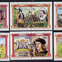 Tuvalu - Vaitupu 1984 Monarchs (Leaders of the World) Richard III,& Charles I, set of 12 unmounted mint