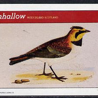 Eynhallow 1982 Birds #17 (Lark) imperf deluxe sheet (£2 value) unmounted mint