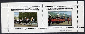Eynhallow 1981 Uniforms (Horseguards & Grenadiers) perf,set of 2 values (40p & 60p) unmounted mint