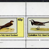 Eynhallow 1982 Birds #05 (Martin & Wagtail) perf,set of 2 values (40p & 60p) unmounted mint