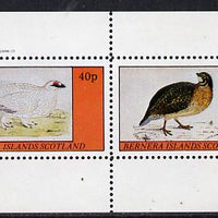 Bernera 1982 Game Birds #1 perf,set of 2 values (40p & 60p) unmounted mint