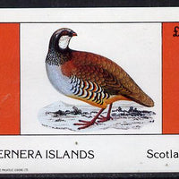 Bernera 1982 Game Birds #1 imperf deluxe sheet (£2 value) unmounted mint