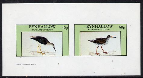 Eynhallow 1982 Waders #3 imperf,set of 2 values (40p & 60p) unmounted mint