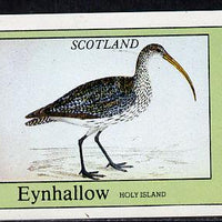 Eynhallow 1982 Waders #3 imperf souvenir sheet (£1 value) unmounted mint