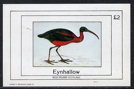 Eynhallow 1982 Waders #3 imperf deluxe sheet (£2 value) unmounted mint