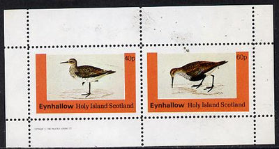 Eynhallow 1982 Waders #4 perf,set of 2 values (40p & 60p) unmounted mint