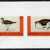 Eynhallow 1982 Waders #4 imperf,set of 2 values (40p & 60p) unmounted mint