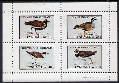 Eynhallow 1981 Waders #2 perf,set of 4 values (10p to 75p) unmounted mint
