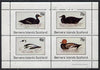 Bernera 1981 Ducks #2 perf,set of 4 values (10p to 75p) unmounted mint