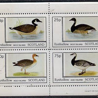 Eynhallow 1981 Ducks #1 perf,set of 4 values (10p to 75p) unmounted mint