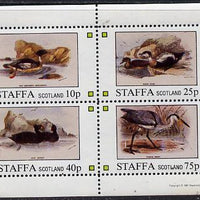 Staffa 1981 Water Birds #03 (Heron, etc) perf,set of 4 values (10p to 75p) unmounted mint