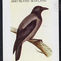 Eynhallow 1973 Hooded Crow imperf souvenir sheet (50p value) unmounted mint