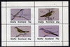 Staffa 1981 Birds #05 (Blackcap, Warbler, Whitethroat) perf,set of 4 values (10p to 75p) unmounted mint