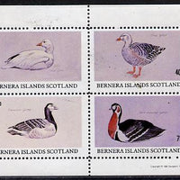 Bernera 1981 Geese perf,set of 4 values (10p to 75p) unmounted mint