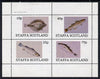 Staffa 1982 Fish #07 (Plaice, Cod, Haddock & Trout) perf,set of 4 values (10p to 75p) unmounted mint