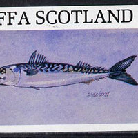 Staffa 1982 Mackerel imperf souvenir sheet (£1 value),unmounted mint