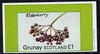 Grunay 1982 Fruits (Elderberry) imperf souvenir sheet (£1 value) unmounted mint