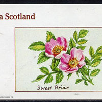 Staffa 1982 Roses #4 (Sweet Briar) imperf deluxe sheet (£2 value) unmounted mint