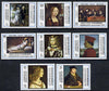 Aden - Qu'aiti 1967 International Tourism Year (Paintings) perf set of 8 unmounted mint, Mi 169-76A