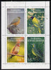 Karakalpakia Republic 1996 Birds #2 sheetlet containing 4 values