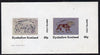 Eynhallow 1982 Medieval Art (Celtic Bull & Celtic Monster) imperf set of 2 (40p & 60p) unmounted mint