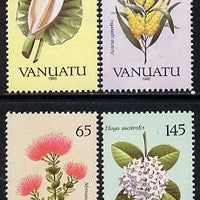 Vanuatu 1990 Flora perf set of 4 unmounted mint, SG 538-41