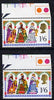 Great Britain 1969 Christmas 1s6d unmounted mint with new blue (King's robe) omitted plus normal SG 814e