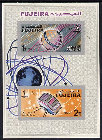 Fujeira 1968 Space Achievements imperf m/sheet, Mi BL 4B unmounted mint