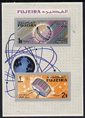 Fujeira 1968 Space Achievements imperf m/sheet, Mi BL 4B unmounted mint