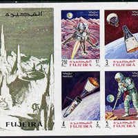 Fujeira 1969 Apollo Space Flights imperf m/sheet, Mi BL 14B unmounted mint
