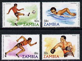 Zambia 1980 Olympic Games set of 4 unmounted mint, SG 311-14*