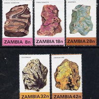 Zambia 1982 Minerals (1st Series) set of 5 unmounted mint, SG 360-64*