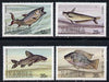 Zambia 1983 Fish perf set of 4 unmounted mint, SG 392-95*