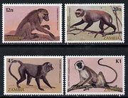 Zambia 1985 Primates set of 4 unmounted mint, SG 425-28*