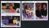 Tuvalu - Nui 1986 Royal Wedding (Andrew & Fergie) set of 4 (2 se-tenant pairs) overprinted SPECIMEN unmounted mint