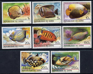 Zaire 1980 Tropical Fish set of 8 unmounted mint, SG 1017-24*