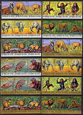 Guinea - Conakry 1977 Endangered Animals perf set of 36 unmounted mint, SG 948-83