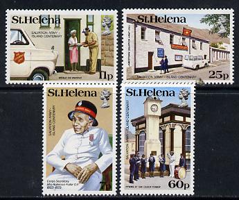 St Helena 1984 Salvation Army set of 4 unmounted mint SG 446-49