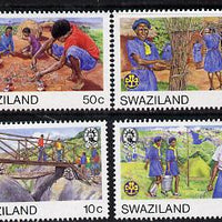 Swaziland 1984 Int Youth Year set of 4 unmounted mint, SG 495-98