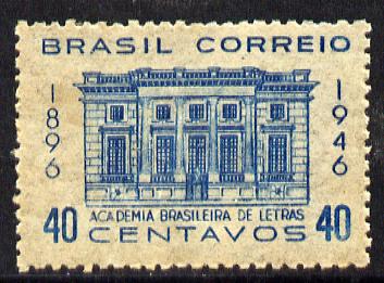 Brazil 1946 Academy of Arts unmounted mint, SG 737*