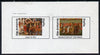 Staffa 1982 Tapestries (Joan of Arc & Adoration of Magi) imperf set of 2 unmounted mint