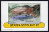 Staffa 1982 Scenes from Shakespeare's Plays (Ophelia) imperf deluxe sheet (£2 value) unmounted mint