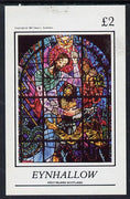 Eynhallow 1981 Stained Glass Windows imperf deluxe sheet (£2 value) unmounted mint
